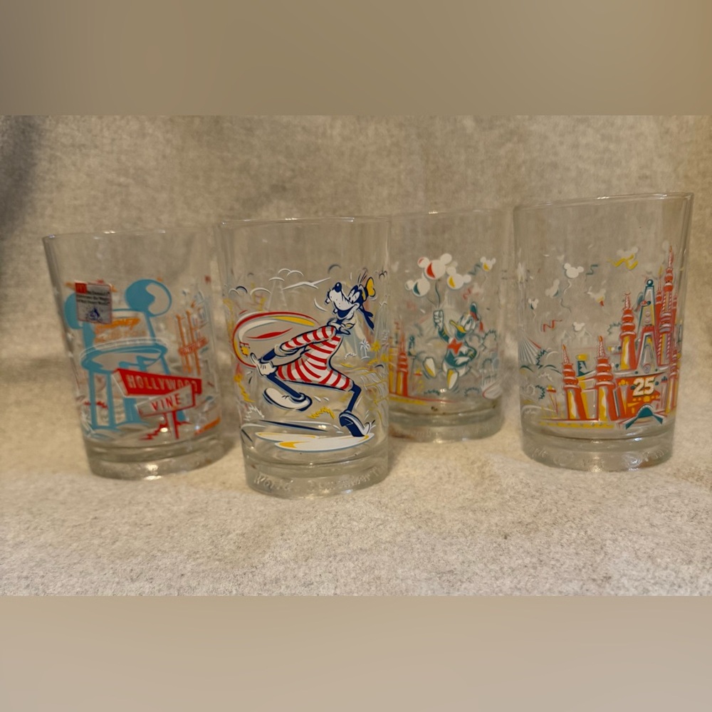 Collectible Walt Disney World Glasses